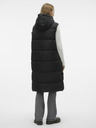 Vero Moda Schwarze lange Damen Steppweste Vero Moda Ligaane
