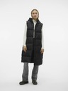 Vero Moda Schwarze lange Damen Steppweste Vero Moda Ligaane