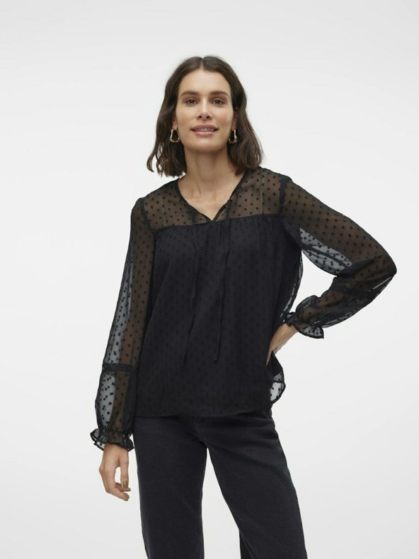 Vero Moda Schwarze Bluse Vero Moda Leah