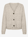 Vero Moda Beigefarbene Damen-Strickjacke Vero Moda Boom
