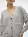 Vero Moda Hellgraue Damen-Strickjacke Vero Moda Boom