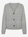 Vero Moda Hellgraue Damen-Strickjacke Vero Moda Boom