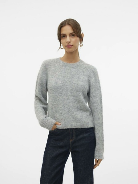 Vero Moda Hellgrauer Damenpullover Vero Moda Novah