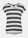 Vero Moda Schwarz-weiß gestreiftes VERO MODA Breitstreifen-T-Shirt