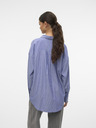 Vero Moda Weiß und blau gestreiftes Damenhemd Vero Moda Nora