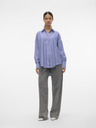 Vero Moda Weiß und blau gestreiftes Damenhemd Vero Moda Nora
