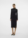 AWARE by VERO MODA Schwarzes Damen-Pullover-Kleid AWARE von VERO MODA Lynzi