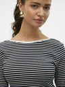 Vero Moda Weiß-schwarz gestreiftes Damen-Shirt Vero Moda Chloe