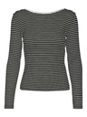 Vero Moda Weiß-schwarz gestreiftes Damen-Shirt Vero Moda Chloe