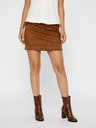 Vero Moda Brauner Wildleder-Rock VERO MODA Donna Dina