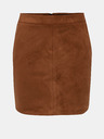 Vero Moda Brauner Wildleder-Rock VERO MODA Donna Dina