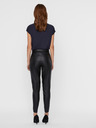 Vero Moda Schwarze Kunstleder-Leggings VERO MODA Janni