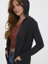 Vero Moda Schwarze Strickjacke mit Kapuze VERO MODA Doffy