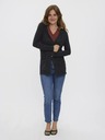 Vero Moda Schwarze Strickjacke mit Kapuze VERO MODA Doffy