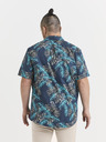 Celio Blaues gemustertes Herrenhemd Celio Vawai