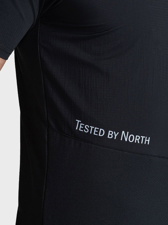 Kilpi Schwarzes Herren-Sporthemd Kilpi KERKEN