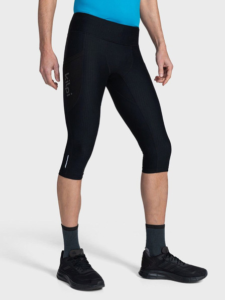 Kilpi Schwarze Herren Kompressions 3/4 Leggings Kilpi TERRY-M