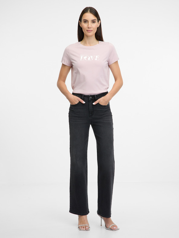 Orsay Hellrosa Damen Kurzarm-T-Shirt ORSAY