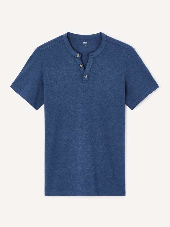 Celio T-Shirt Henley Cegeti Celio