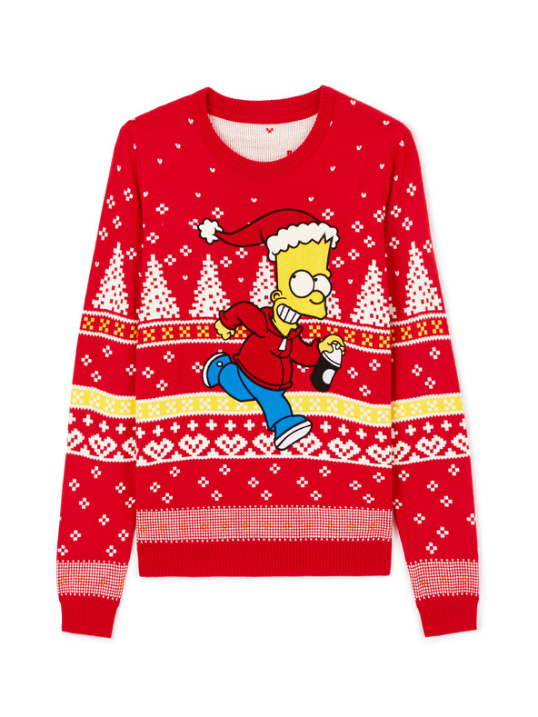 Celio Weihnachtspulli Die Simpsons Celio