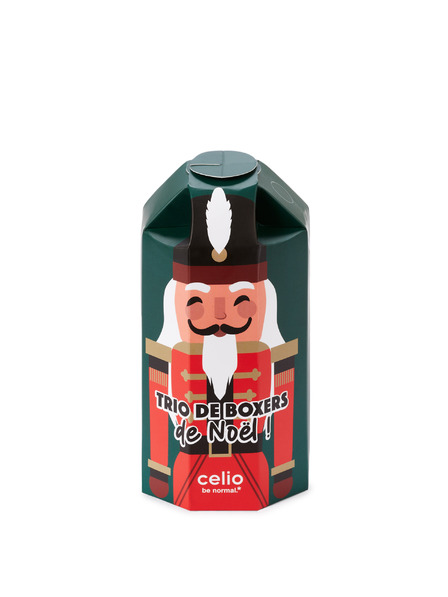 Celio Nussknacker Boxer Geschenkpackung, 3 Stück Celio