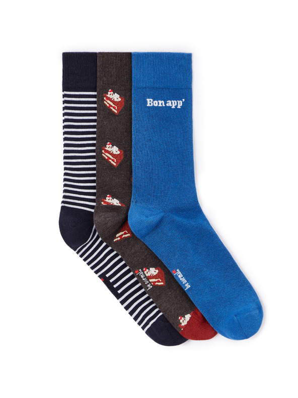 Celio Geschenkpackung Socken Dessert, 3Stück ONE SIZE Celio