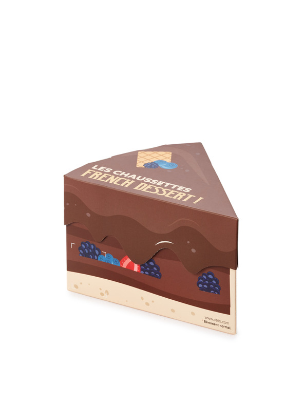 Celio Geschenkpackung Socken Dessert, 3Stück ONE SIZE Celio