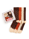 Celio Geschenkpackung Donuts Socken, 4 Stück ONE SIZE Celio