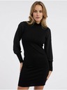 Orsay Schwarzes Damen-Strick-Etuikleid ORSAY