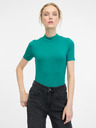 Orsay Grünes Damen-Kurzarm-T-Shirt ORSAY