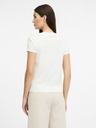 Orsay Weißes Damen-T-Shirt mit kurzen Ärmeln ORSAY