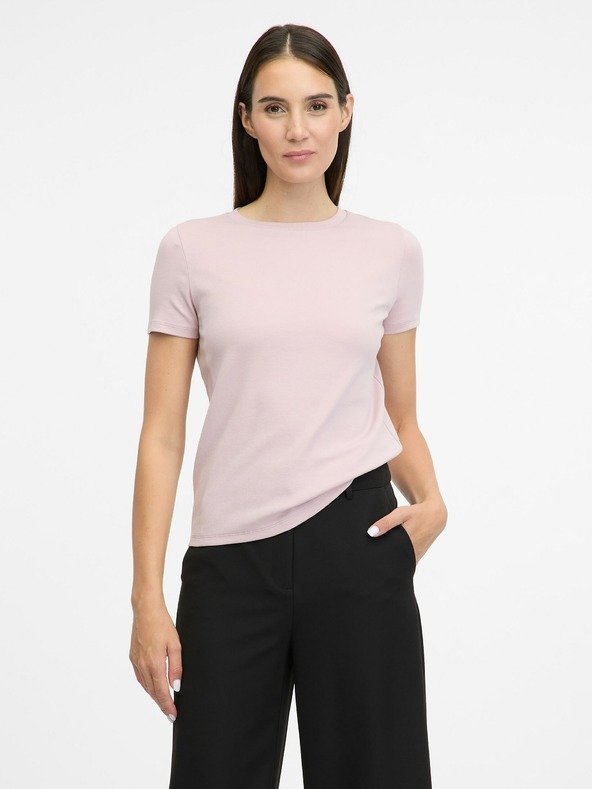 Orsay Hellrosa Damen Kurzarm-T-Shirt ORSAY