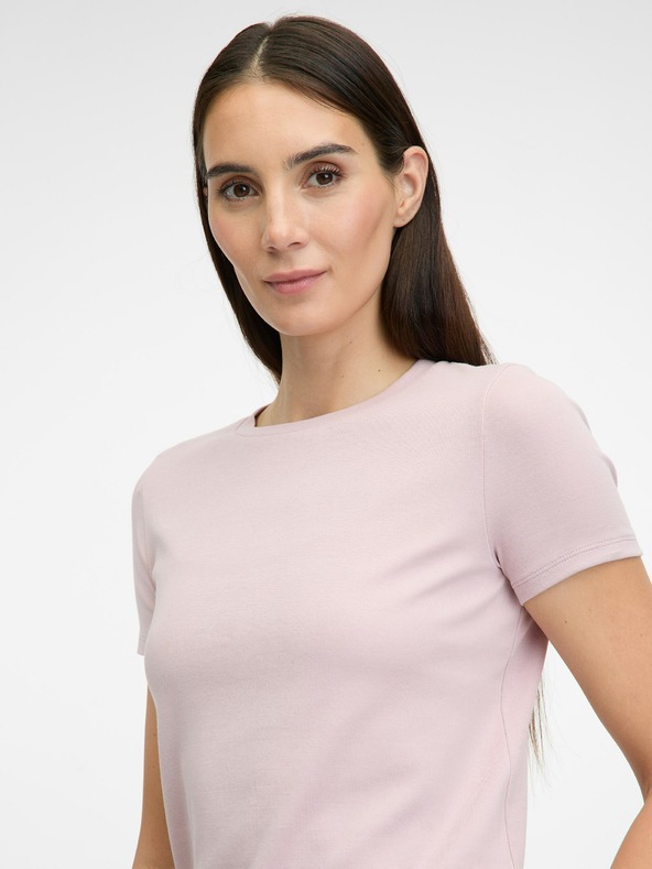 Orsay Hellrosa Damen Kurzarm-T-Shirt ORSAY