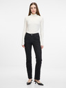 Orsay Cremefarbenes Damen-Langarm T-Shirt ORSAY