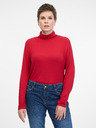 Orsay Rotes Damen-Langarm-T-Shirt ORSAY