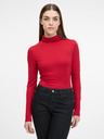 Orsay Rotes Damen-Langarm-T-Shirt ORSAY