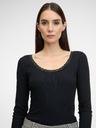 Orsay Schwarzes Damen-Langarm-T-Shirt ORSAY