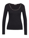 Orsay Schwarzes Damen-Langarm-T-Shirt ORSAY