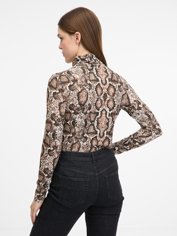 Orsay Beigefarbenes Damen-Langarm-T-Shirt ORSAY