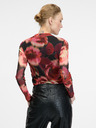 Orsay Rotes Damen-Langarm-T-Shirt ORSAY