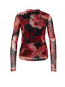 Orsay Rotes Damen-Langarm-T-Shirt ORSAY