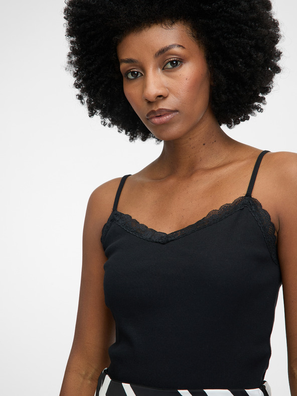 Orsay Schwarzes Damen-Top ORSAY