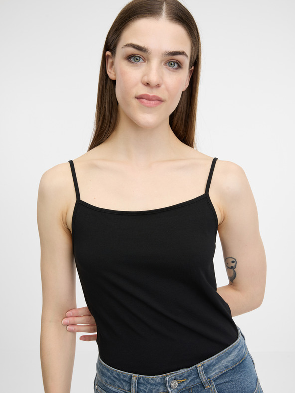 Orsay Schwarzes Damen Tank-Top ORSAY