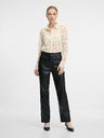 Orsay Schwarze Damen-Kunstlederhose ORSAY