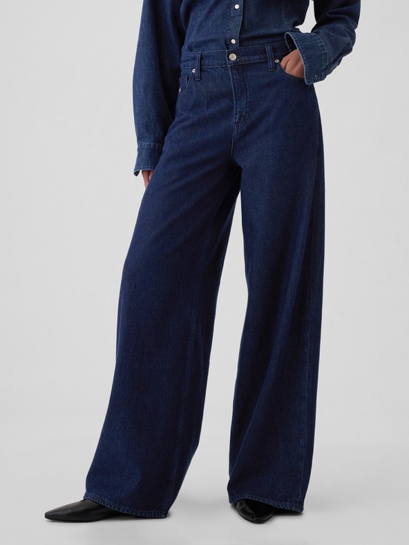 GAP Damen Mid Rise UltraSoft Baggy Jeans GAP