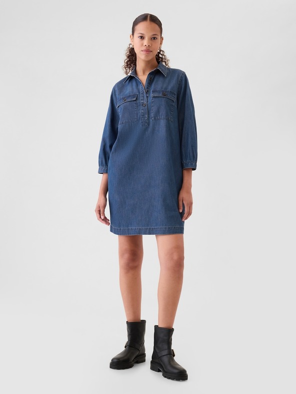 GAP Jeans-Mini-Kleid UltraSoft Utility GAP