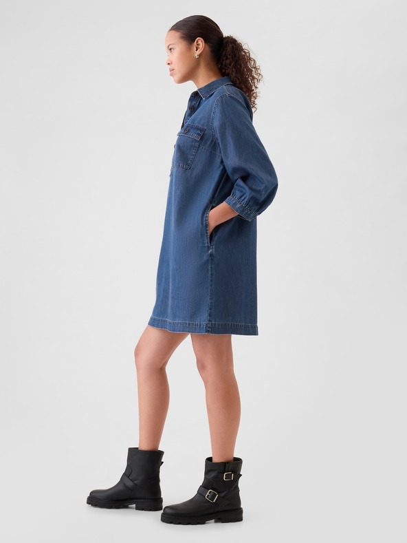 GAP Jeans-Mini-Kleid UltraSoft Utility GAP