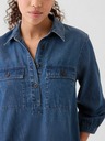 GAP Jeans-Mini-Kleid UltraSoft Utility GAP