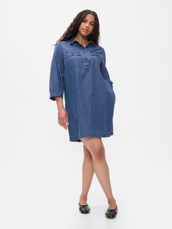 GAP Jeans-Mini-Kleid UltraSoft Utility GAP