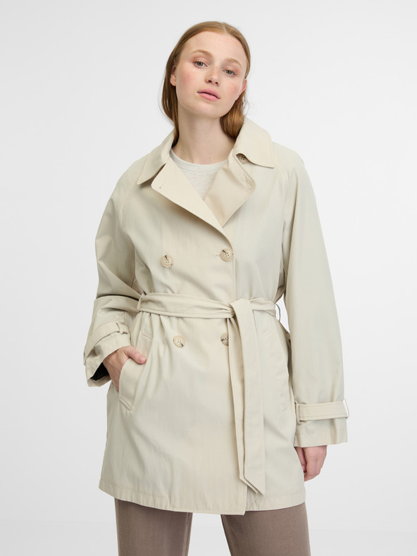 Geox Cremefarbener Damen-Trenchcoat Geox Ilde